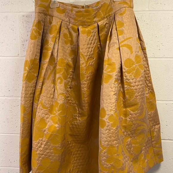 ASOS quilted, full midi skirt with floral print